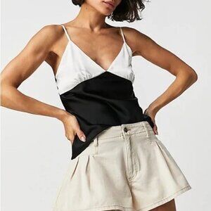 We the Free Bluebell Low Rise Pleated Shorts